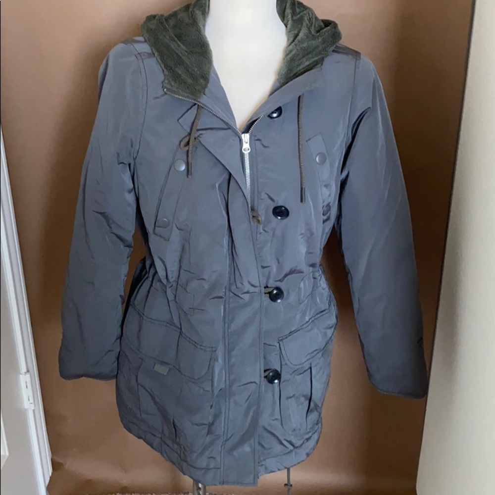 Gap Olive Utility Parka Jacket